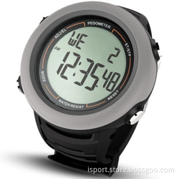 Most Fashionable 3D Pedometer with Dual and EL Backlight